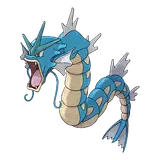 Gyarados in the top 50 most popular Pokemon list