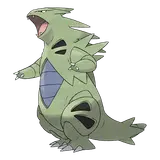 Tyranitar in the top 50 most popular Pokemon list