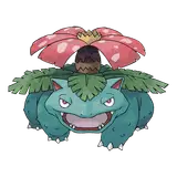 Venusaur in the top 50 most popular Pokemon list