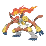 Infernape in the top 50 most popular Pokemon list