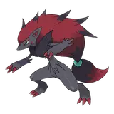 Zoroark in the top 50 most popular Pokemon list
