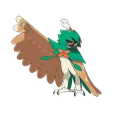 Decidueye in the top 50 most popular Pokemon list